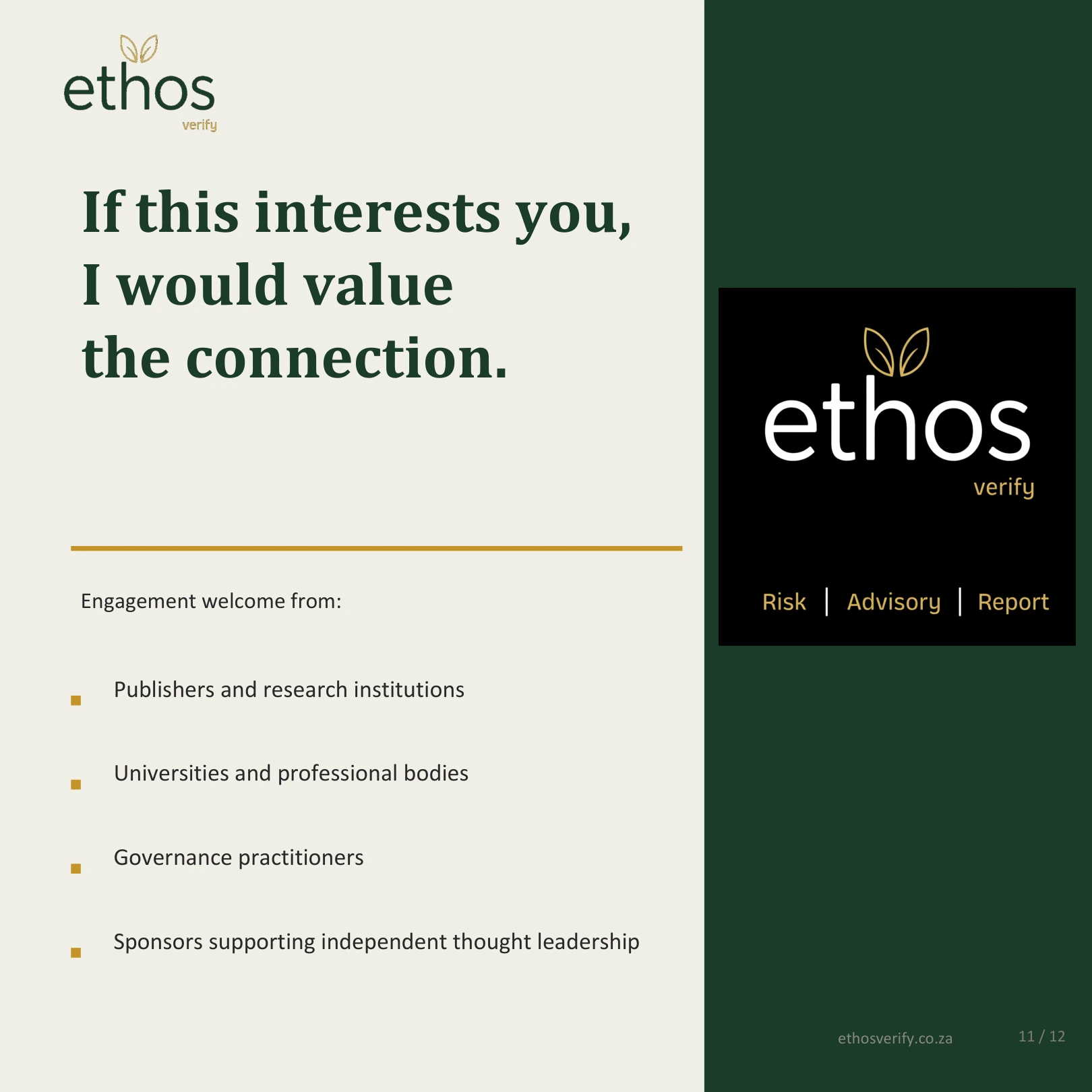 If this interests you, I would value the connection. Engagement welcome from publishers, research institutions, universities, professional bodies, governance practitioners and sponsors.